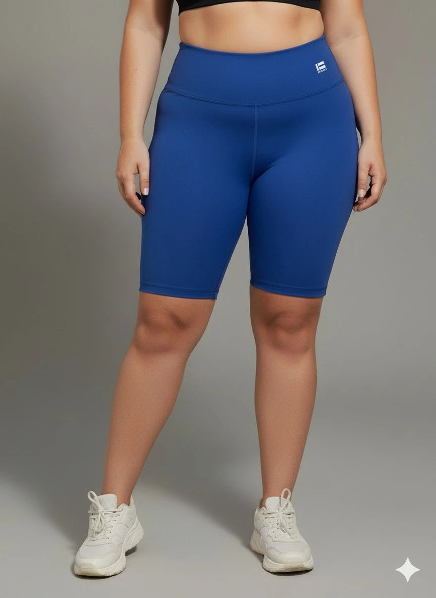Biker Plus Size Azul Rey